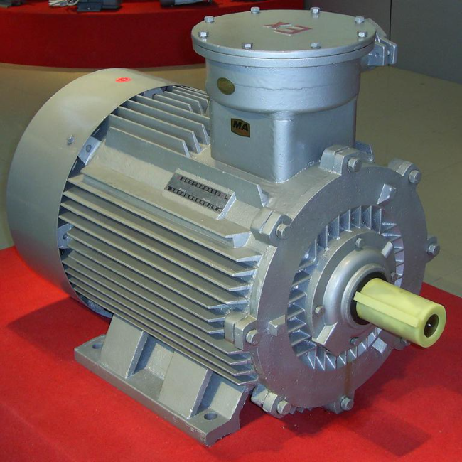 YBE2-160L-6防爆电机45°角实拍